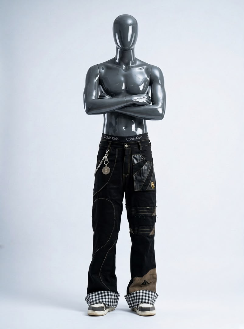 SAVOCT-01 styled on a dark mannequin
